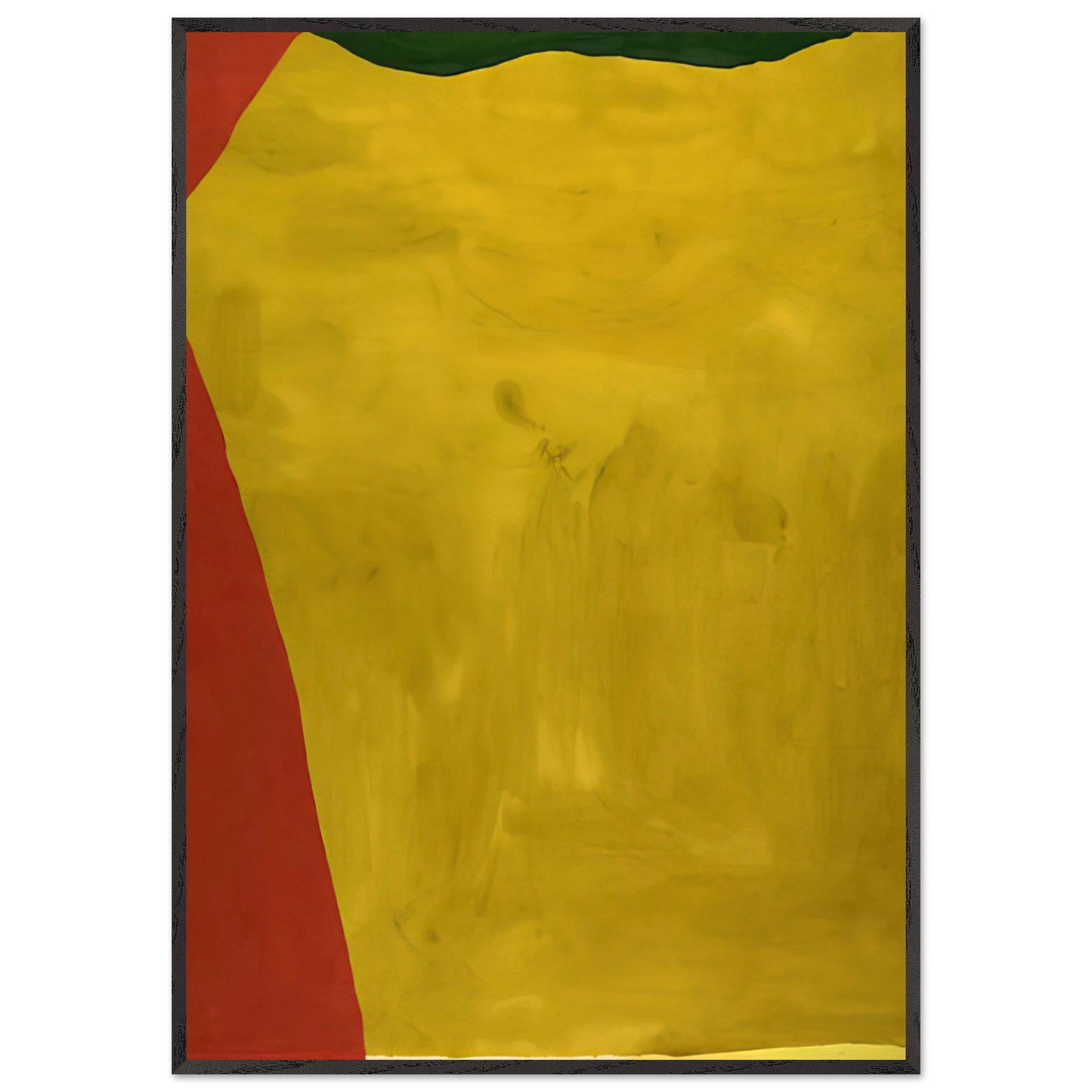 Helen Frankenthaler - Blessing of the Fleet - 1969 Wall art - 45x60 cm / 18x24 inches - Premium Wooden Framed Poster With Fine Art Paper-canvas - Wood frame