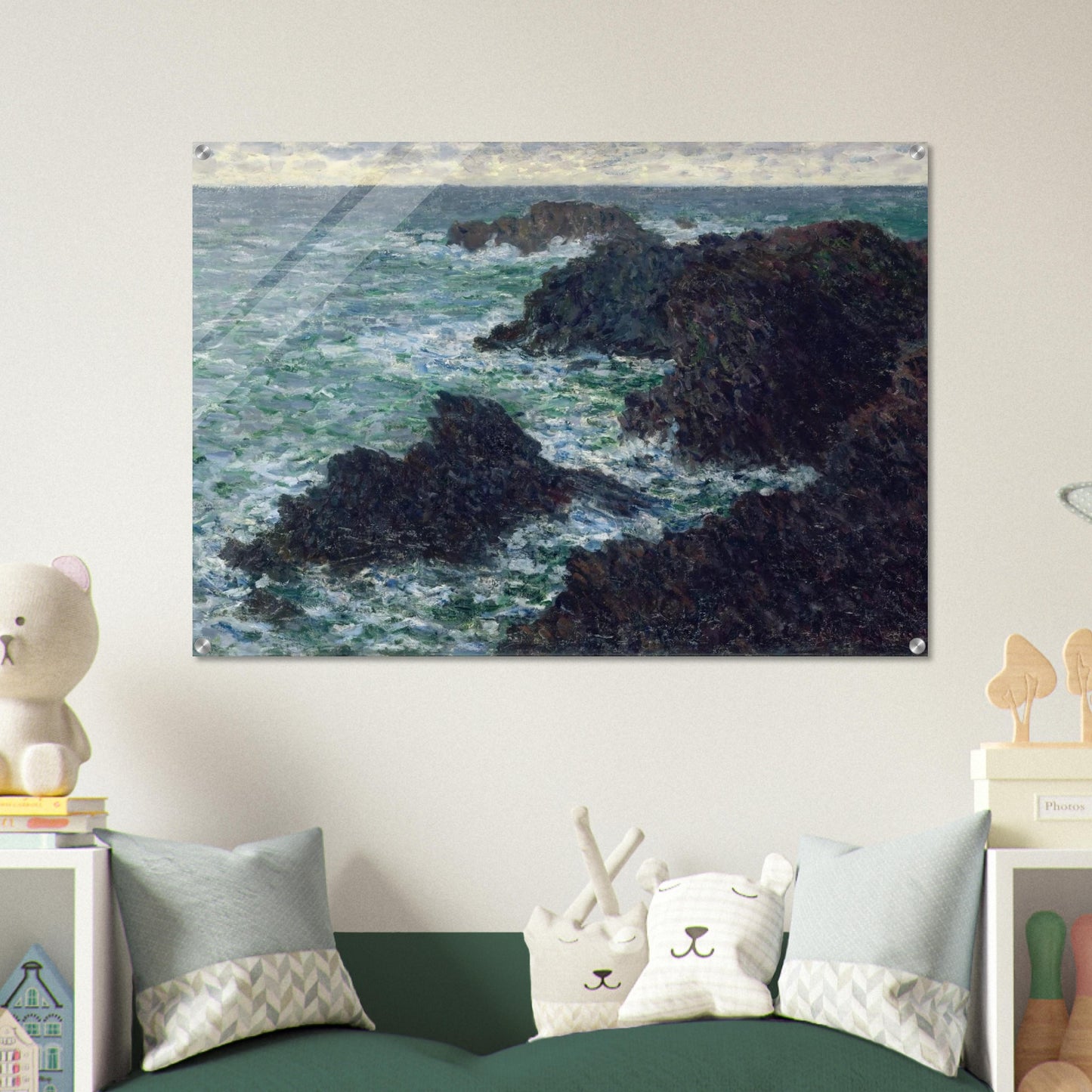The Cote Sauvate - claude monet Acrylic Print - 70x100 cm / 28x40″ inches | claude monet Wall Art | claude monet Prints