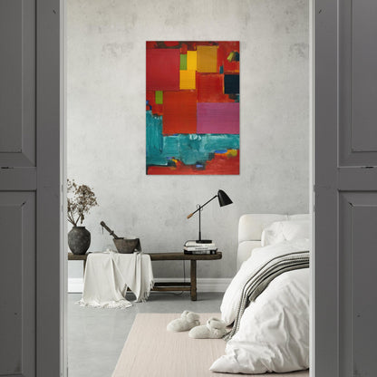 Pompeii - Hans Hofmann Brushed Aluminum Print - 70x100 cm / 28x40 inches | Hans Hofmann Aluminum Print | Hans Hofmann Prints