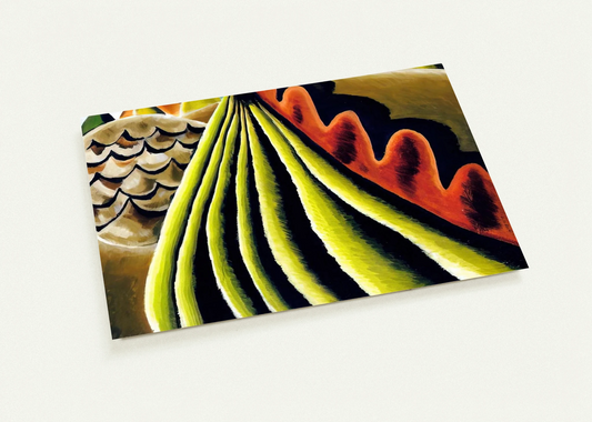Fields of Grain as Seen from Train - 1931 By Arthur Dove Pack of 10 Post Cards | Arthur Dove Post Cards | A6 (10.5 x 14.8 cm) - 4.1 x 5.8 inches