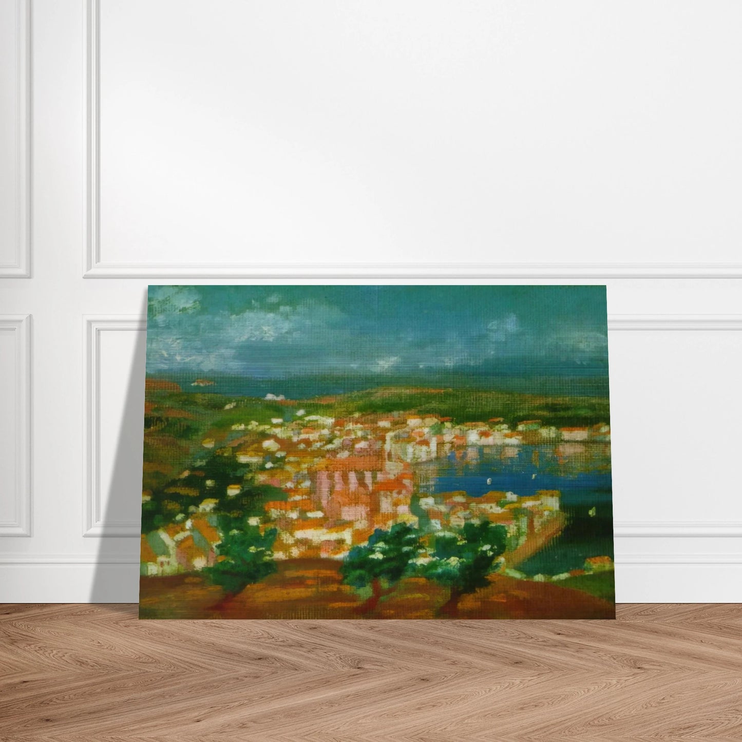 LANDSCAPE NEAR CADAQUES 1921 1 - Salvador Dali Brushed Aluminum Print - 70x100 cm / 28x40 inches | Salvador Dali Aluminum Print | Salvador Dali Prints
