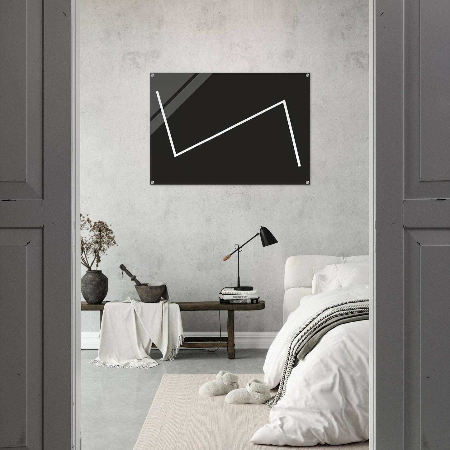 Yesterday - 1987 - Carmen Herrera Acrylic Print - 70x100 cm / 28x40″ inches | Carmen Herrera Wall Art | Carmen Herrera Prints