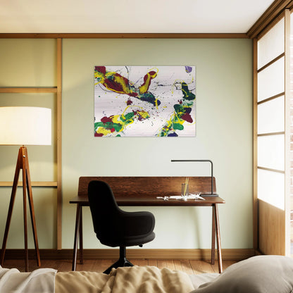 Hail Hailey - Sam Francis Brushed Aluminum Print - 70x100 cm / 28x40 inches | Sam Francis Aluminum Print | Sam Francis Prints
