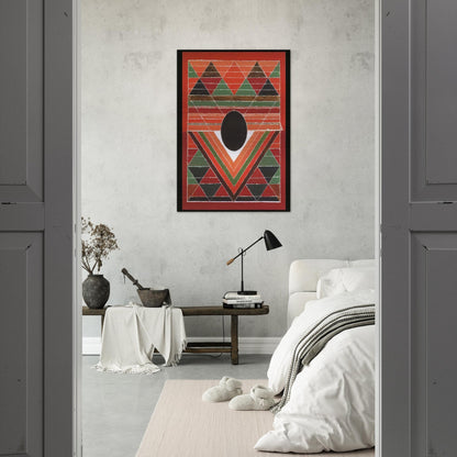 Bijh - Abstract Art - S. H. Raza Brushed Aluminum Print - 70x100 cm / 28x40 inches | S. H. Raza Aluminum Print | S. H. Raza Prints