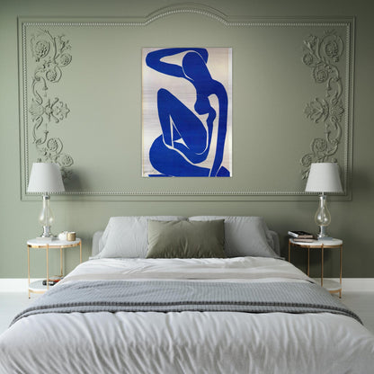 BLUE NUDE 1 - Henri Matisse Brushed Aluminum Print - 70x100 cm / 28x40 inches | Henri Matisse Aluminum Print | Henri Matisse Prints
