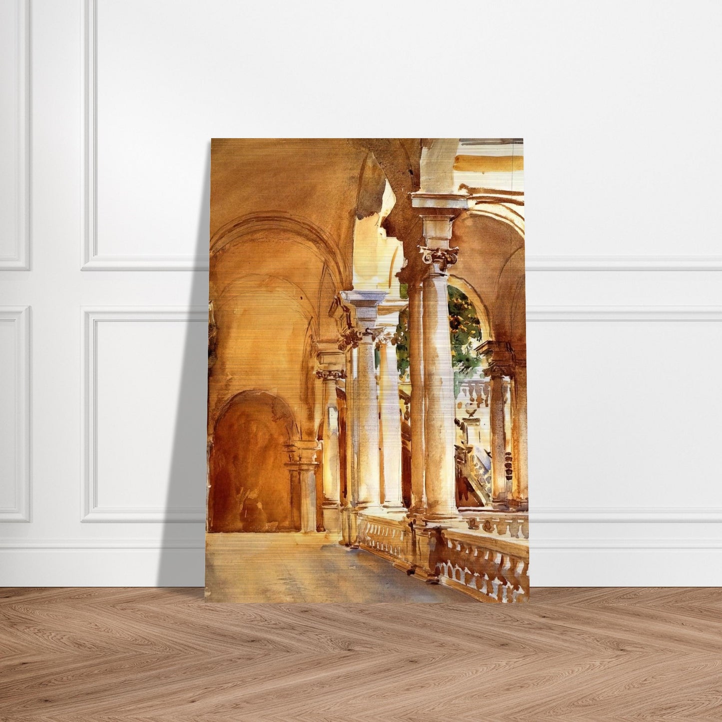Genoa, the University - John Singer Sargent Brushed Aluminum Print - 70x100 cm / 28x40 inches | John Singer Sargent Aluminum Print | John Singer Sargent Prints