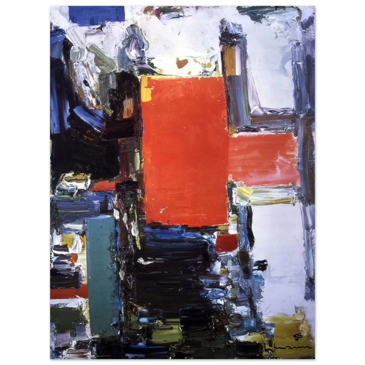 Hans Hofmann - Bird Cage Variation II  75x100 cm / 30x40inches Fine Art Poster