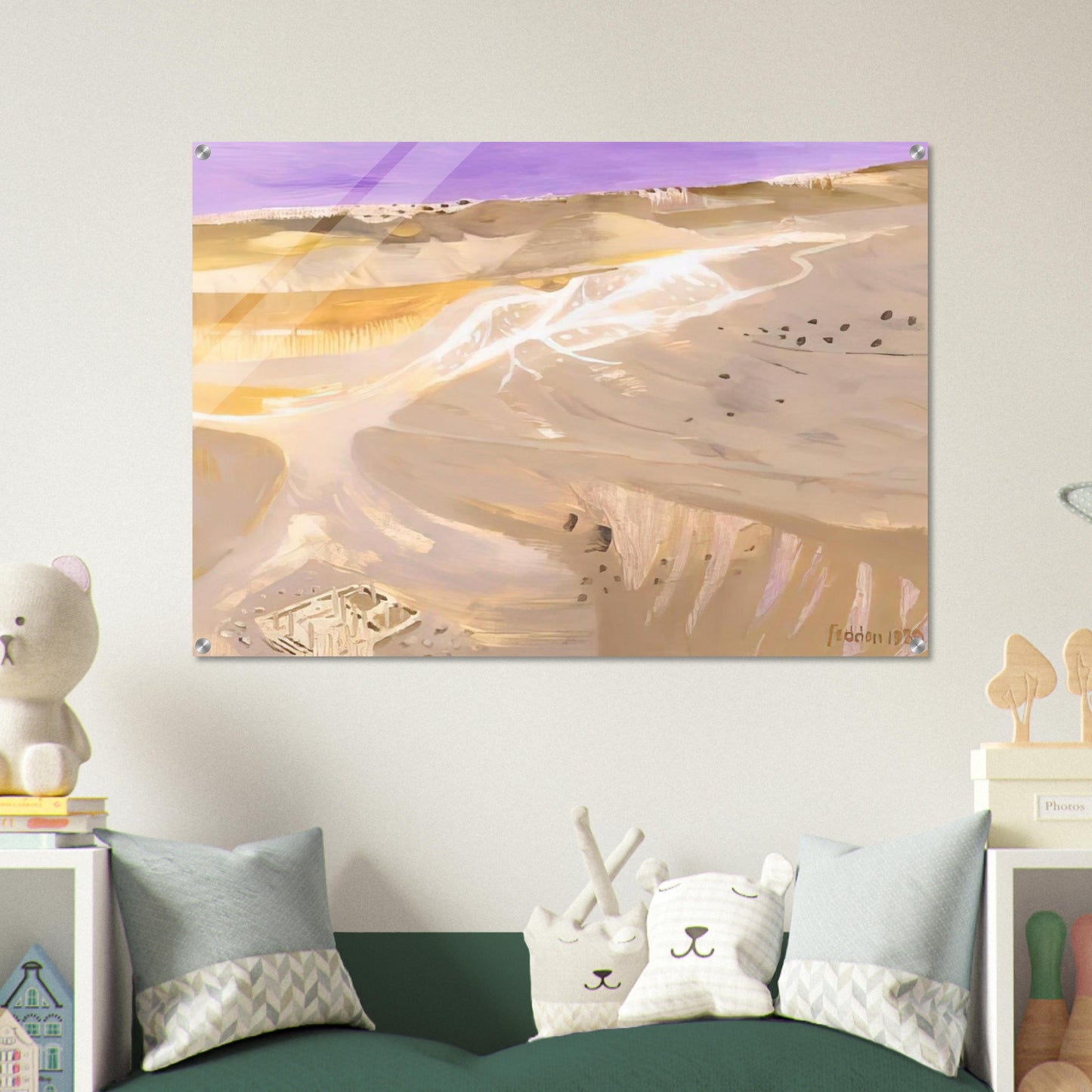 Desert - 1989 - Mary Fedden Acrylic Print - 70x100 cm / 28x40″ inches