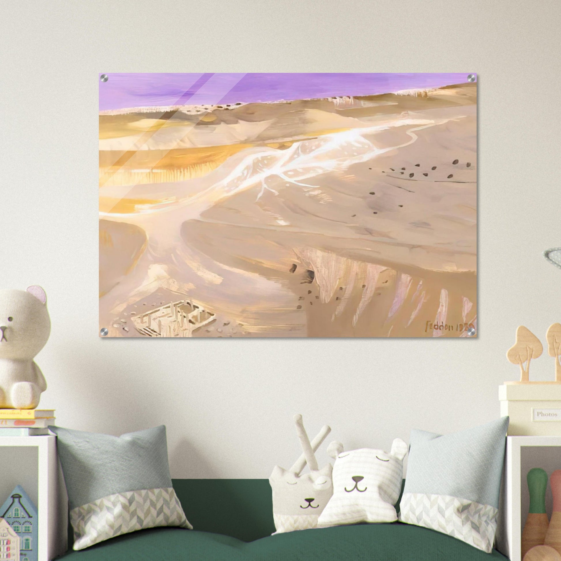 Desert - 1989 - Mary Fedden Acrylic Print - 70x100 cm / 28x40″ inches