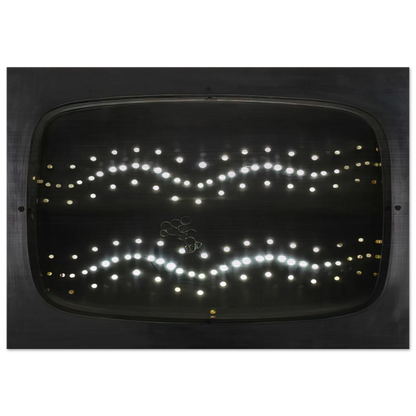 Televisor hidraulizado 1 - 1956 - Gyula Kosice Brushed Aluminum Print - 70x100 cm / 28x40 inches | Gyula Kosice Aluminum Print | Gyula Kosice Prints