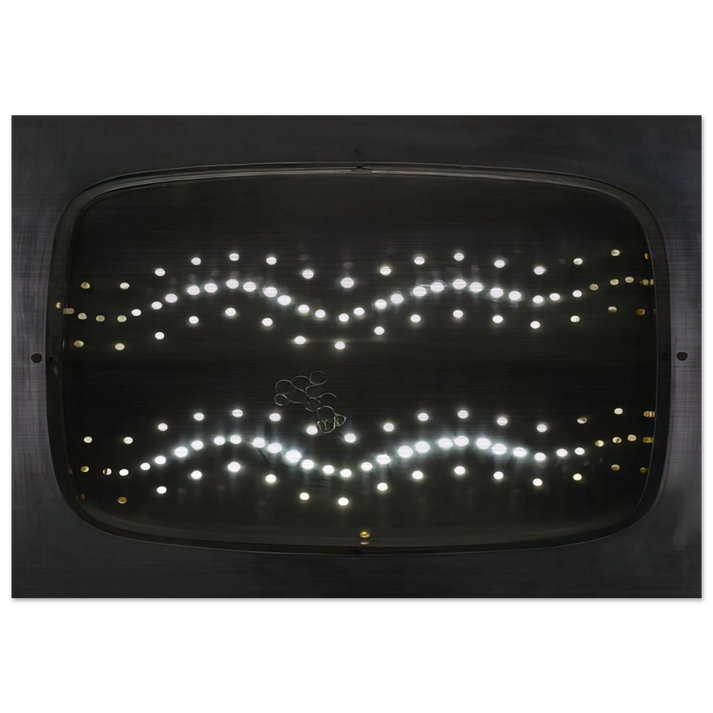 Televisor hidraulizado 1 - 1956 - Gyula Kosice Brushed Aluminum Print - 70x100 cm / 28x40 inches | Gyula Kosice Aluminum Print | Gyula Kosice Prints
