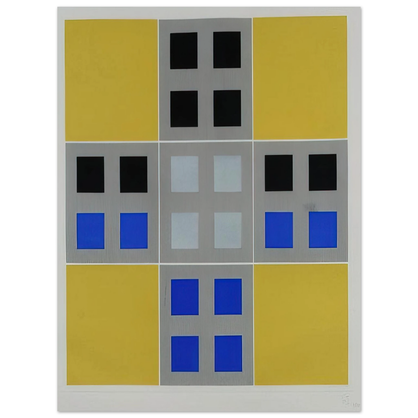 Jesus Rafael Soto - UNTITLED  75x100 cm / 30x40inches Fine Art Poster