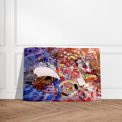 Manet I - Sam Gilliam Brushed Aluminum Print - 70x100 cm / 28x40 inches | Sam Gilliam Aluminum Print | Sam Gilliam Prints
