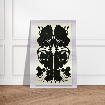Rorschach - Andy Warhol Brushed Aluminum Print - 70x100 cm / 28x40 inches | Andy Warhol Aluminum Print | Andy Warhol Prints