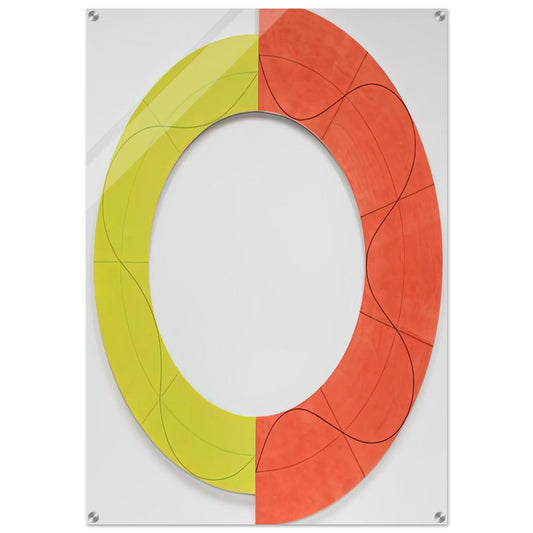 SPLIT RING IMAGE 1 2009 - Robert Mangold Acrylic Print - 70x100 cm / 28x40″ inches | Robert Mangold Wall Art | Robert Mangold Prints