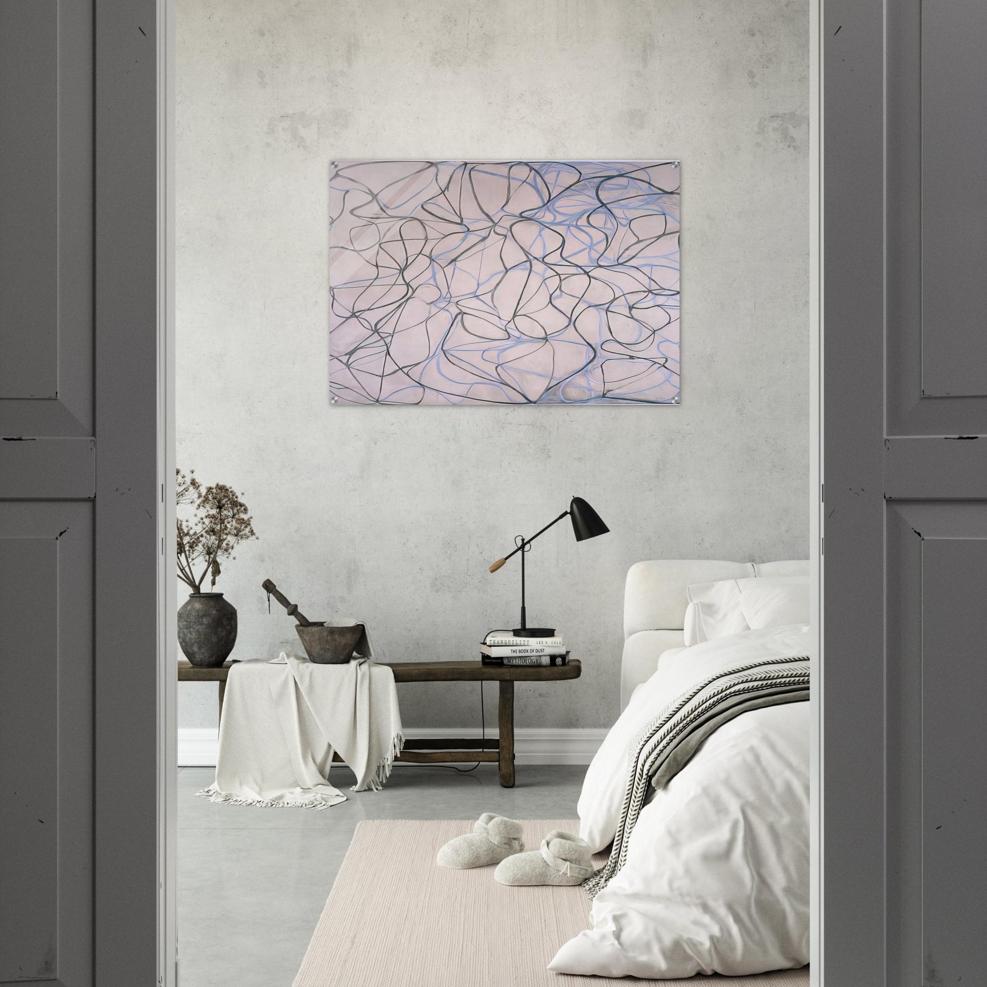 Vine - 1993 - Brice Marden Acrylic Print - 70x100 cm / 28x40″ inches