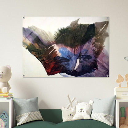 Phenomena Over the Cusp - Paul Jenkins Acrylic Print - 70x100 cm / 28x40″ inches