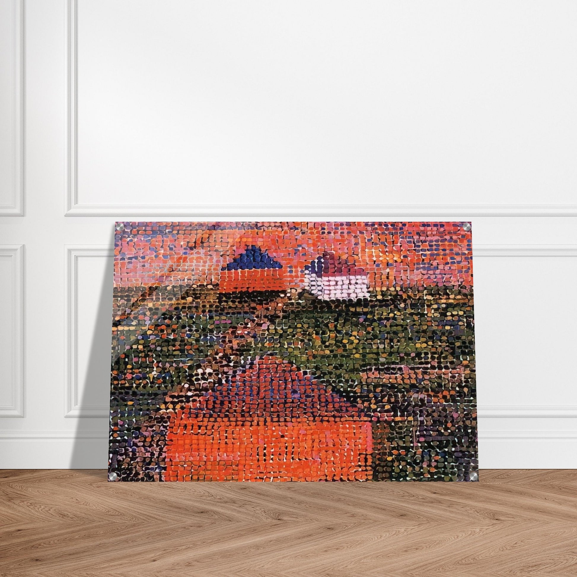 Houses - 2005 - Jennifer Bartlett Acrylic Print - 70x100 cm / 28x40″ inches