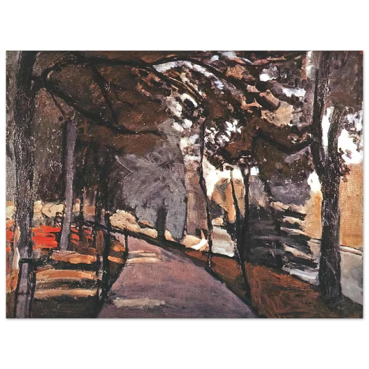 Henri Matisse - THE PATH IN THE BOIS DE BOULOGNE 1902  75x100 cm / 30x40inches Fine Art Poster