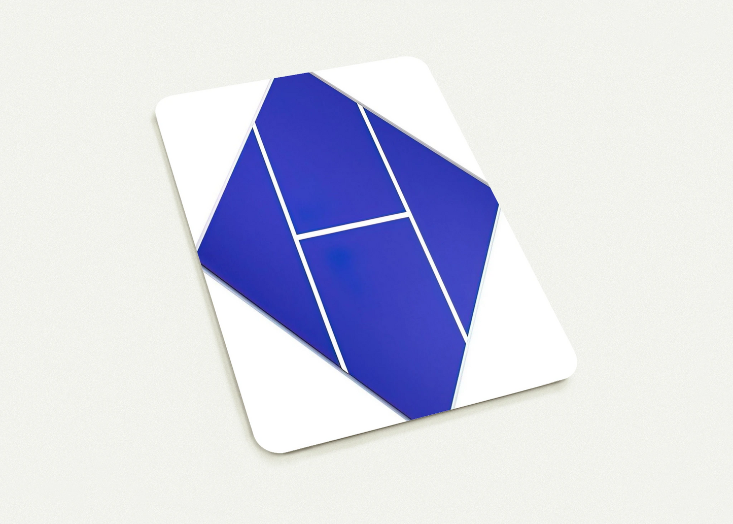 Cobalt - 1982 By Carmen Herrera Pack of 10 Post Cards | Carmen Herrera Post Cards | A6 (10.5 x 14.8 cm) - 4.1 x 5.8 inches