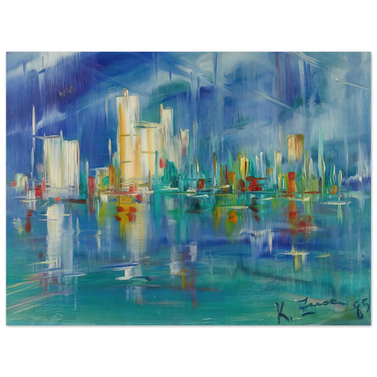 Konrad Zuse - Untitled - 1985  75x100 cm / 30x40inches Fine Art Poster