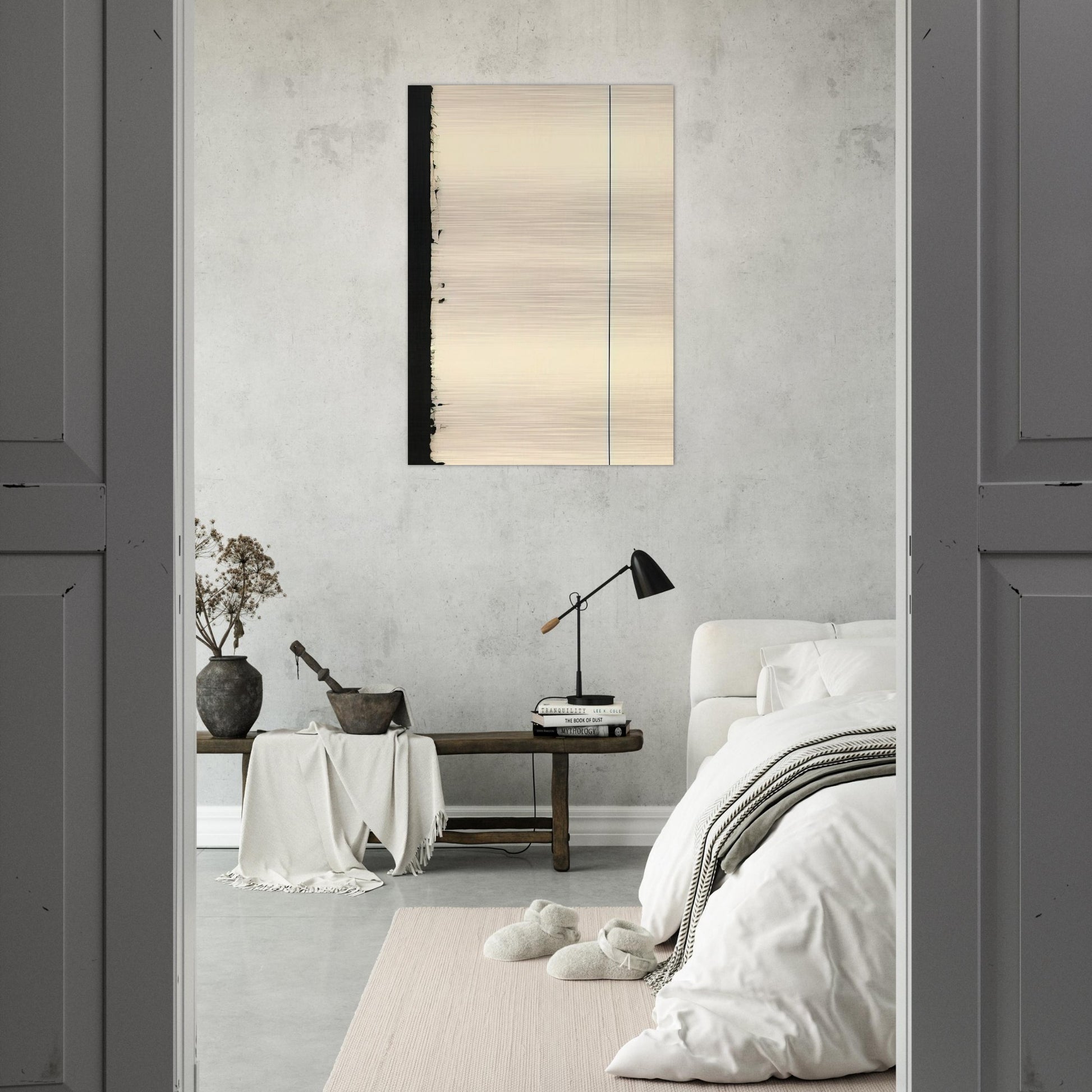 The Station of the Cross - Fifth Station - Barnett Newman Brushed Aluminum Print - 70x100 cm / 28x40 inches | Barnett Newman Aluminum Print | Barnett Newman Prints