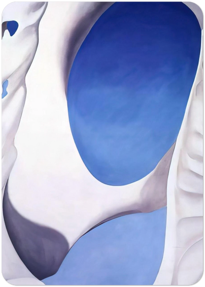 Pelvis II By Georgia O'Keeffe Pack of 10 Post Cards | Georgia O'Keeffe Post Cards | A6 (10.5 x 14.8 cm) - 4.1 x 5.8 inches