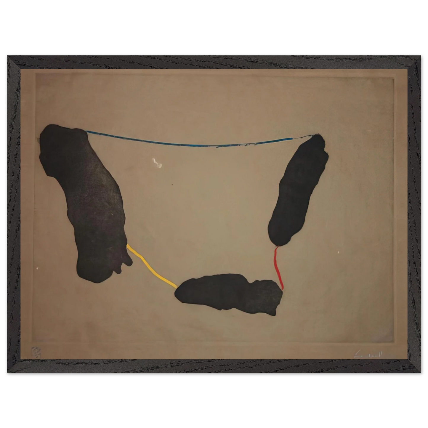 Helen Frankenthaler - Connected By Joy - 1973 Wall art - 21x29.7 cm / 8x12" - Fine Art Poster-canvas - -