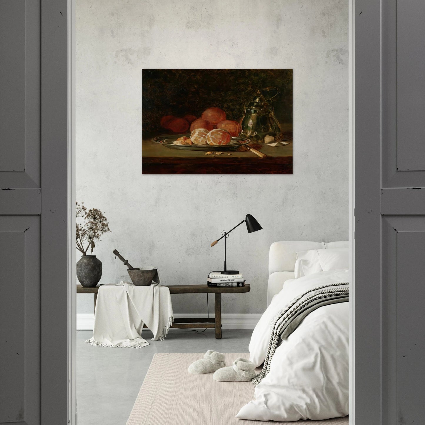 Dead nature - Tarsila do Amaral Brushed Aluminum Print - 70x100 cm / 28x40 inches | Tarsila do Amaral Aluminum Print | Tarsila do Amaral Prints