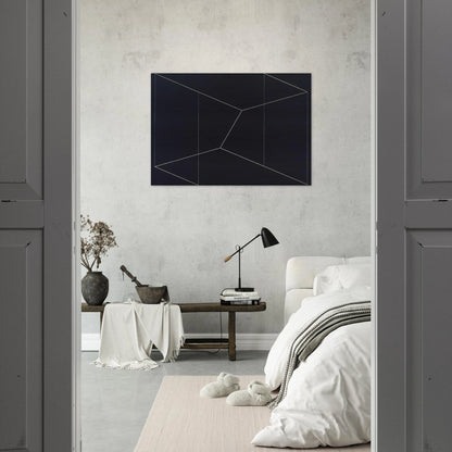 STRUCTURAL CONSTELLATION TO FERDINAND HODLER 1954 - Josef Albers Brushed Aluminum Print - 70x100 cm / 28x40 inches | Josef Albers Aluminum Print | Josef Albers Prints