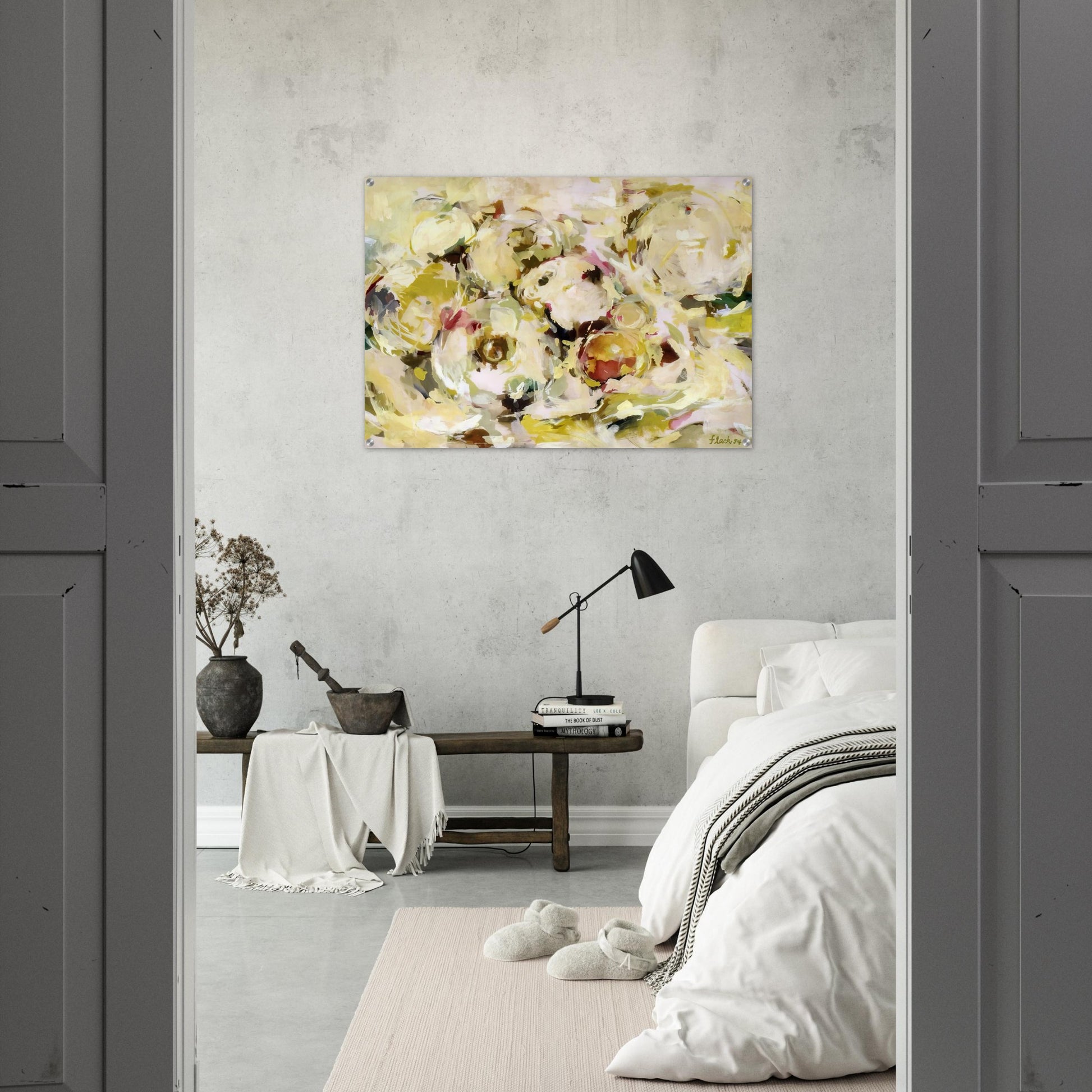 STILL LIFE WITH GRAPEFRUITS 1954 - Audrey Flack Acrylic Print - 70x100 cm / 28x40″ inches