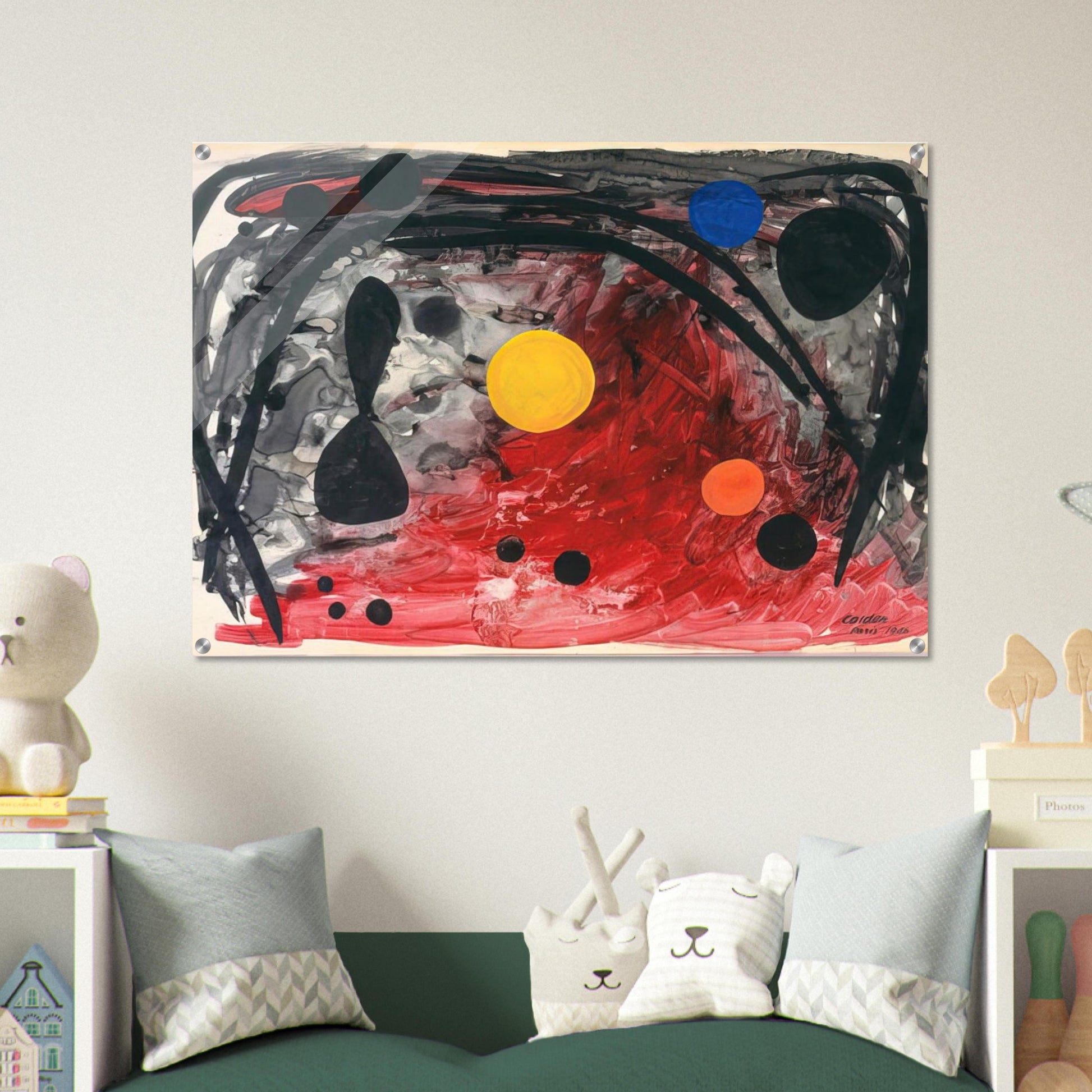 UNTITLED 1946 - Alexander Calder Acrylic Print - 70x100 cm / 28x40″ inches | Alexander Calder Wall Art | Alexander Calder Prints