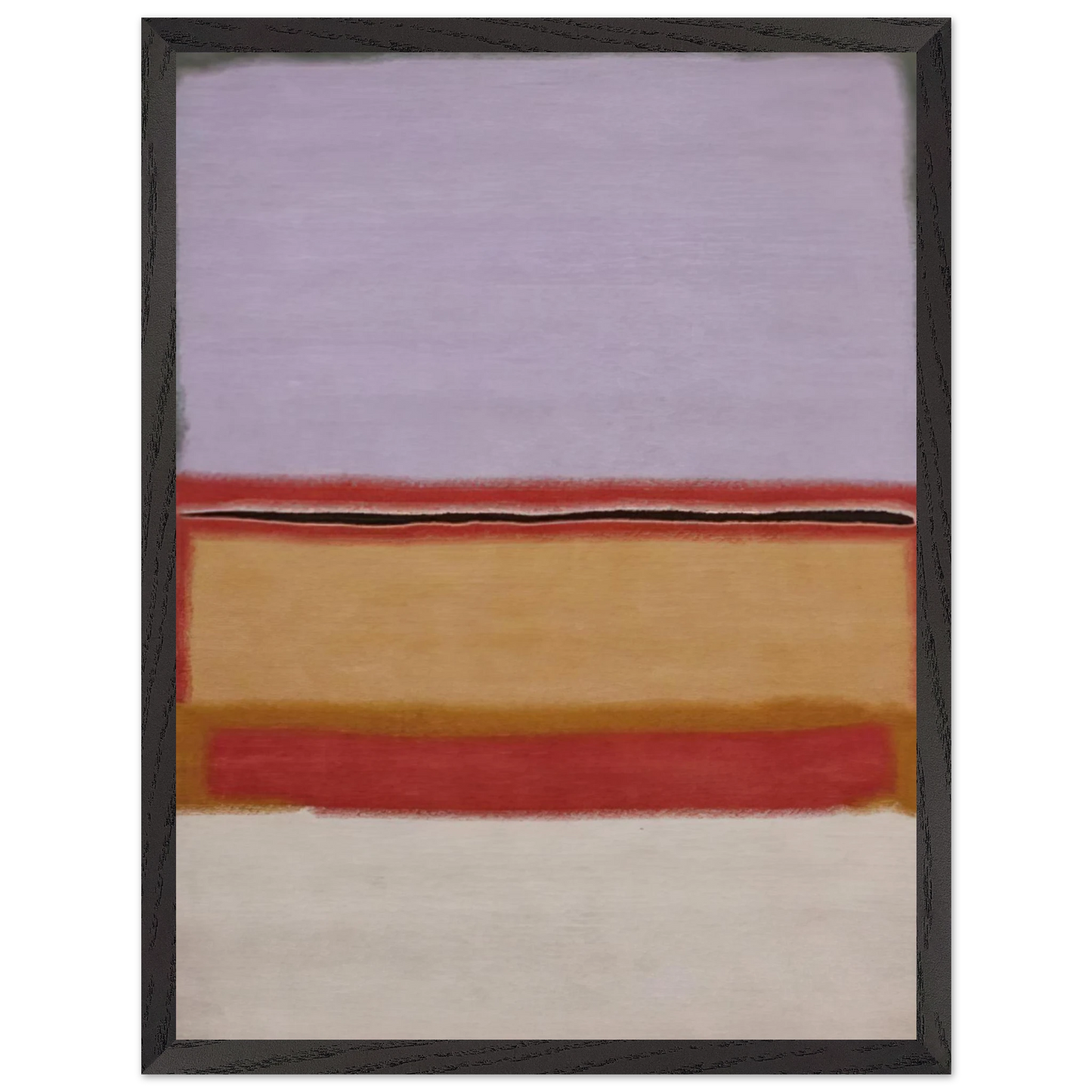 Mark Rothko - Orange over Violet - 1968 Wall Art - 30x40 cm / 12x16 inches - Fine Art Poster - -