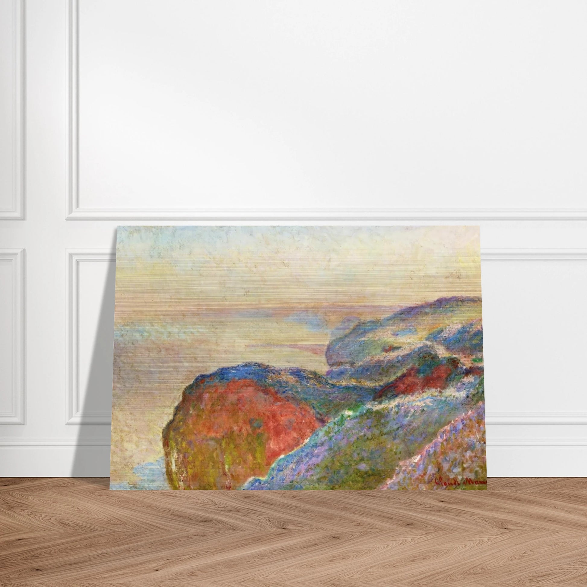 At Val Saint-Nicolas near Dieppe, Morning - claude monet Brushed Aluminum Print - 70x100 cm / 28x40 inches | claude monet Aluminum Print | claude monet Prints