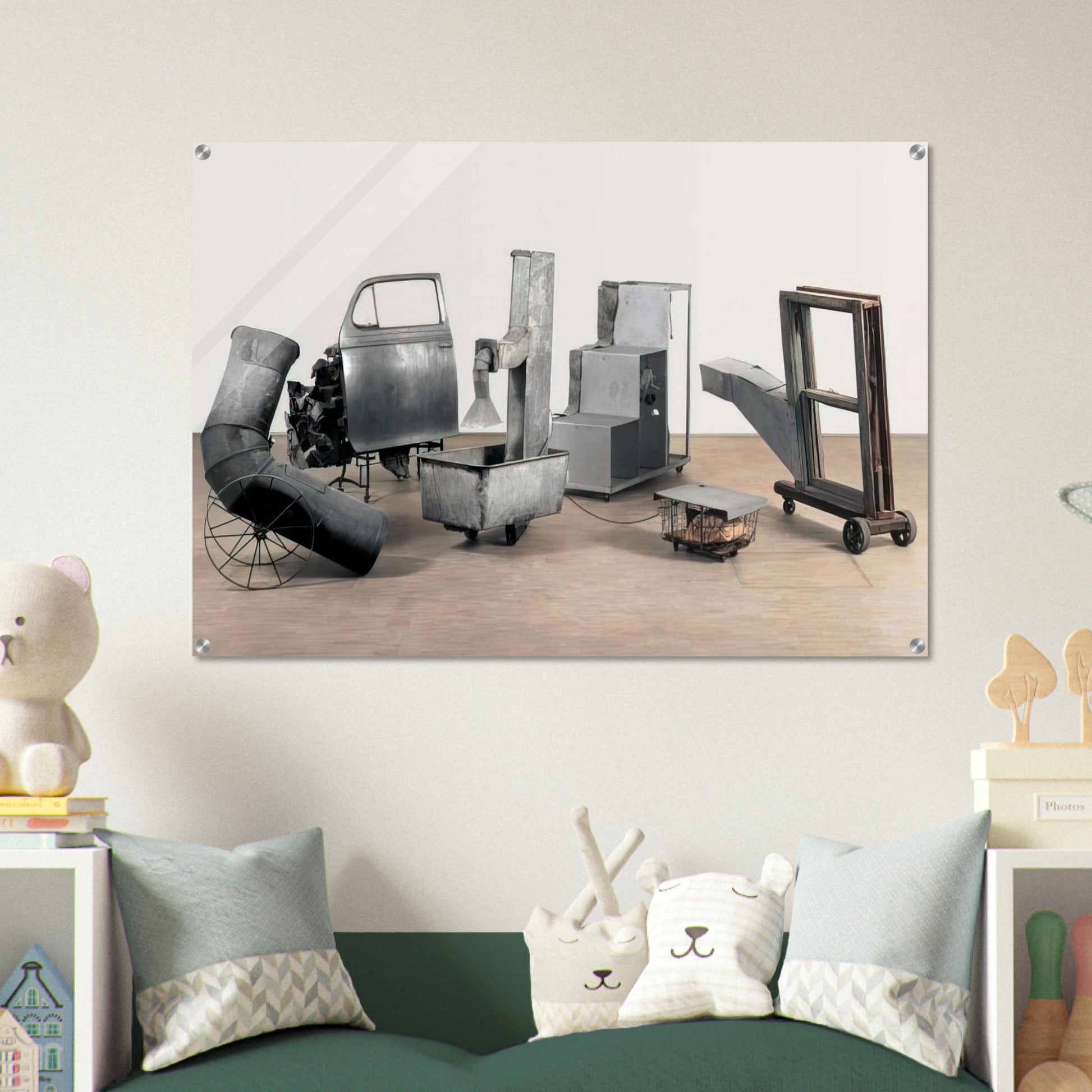 ORACLE 1965 - Robert Rauschenberg Acrylic Print - 70x100 cm / 28x40″ inches