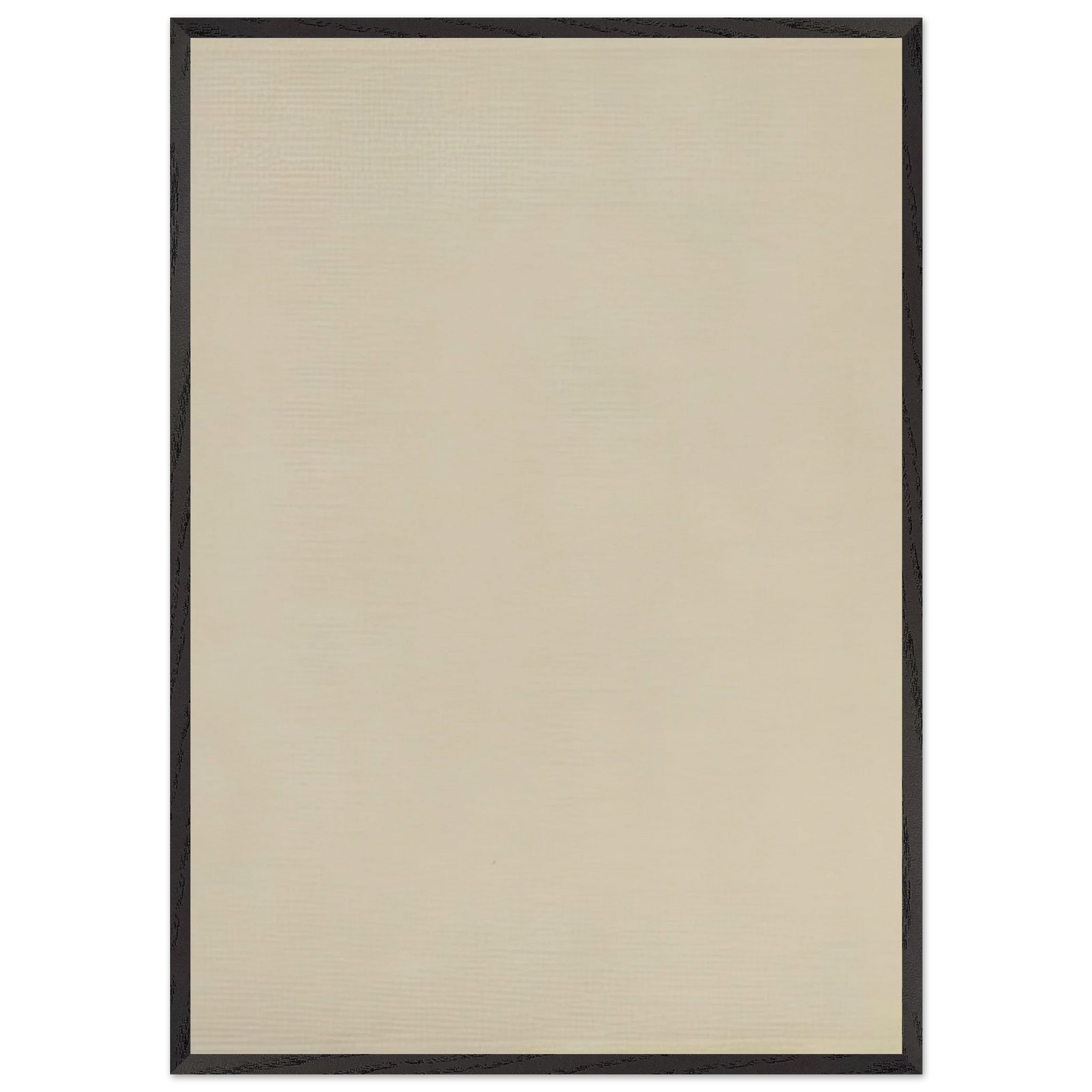 The Desert - Agnes Martin 70x100 cm / 28x40 inches Framed Art Print – Black Wooden Frame