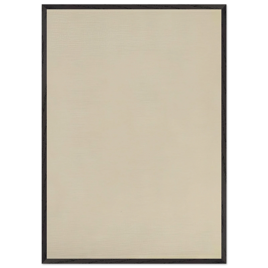 The Desert - Agnes Martin 70x100 cm / 28x40 inches Framed Art Print – Black Wooden Frame