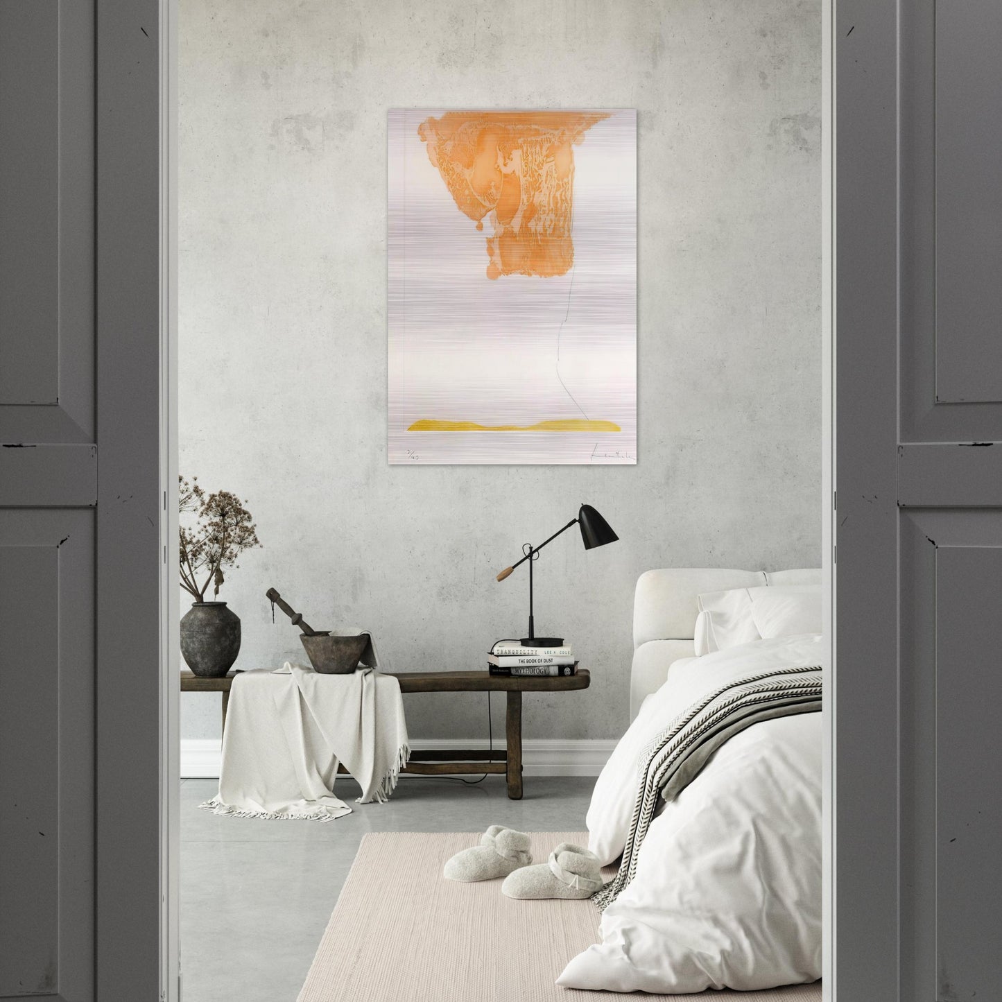 Pranzo Italiano - 1973 - Helen Frankenthaler Brushed Aluminum Print - 70x100 cm / 28x40 inches | Helen Frankenthaler Aluminum Print | Helen Frankenthaler Prints