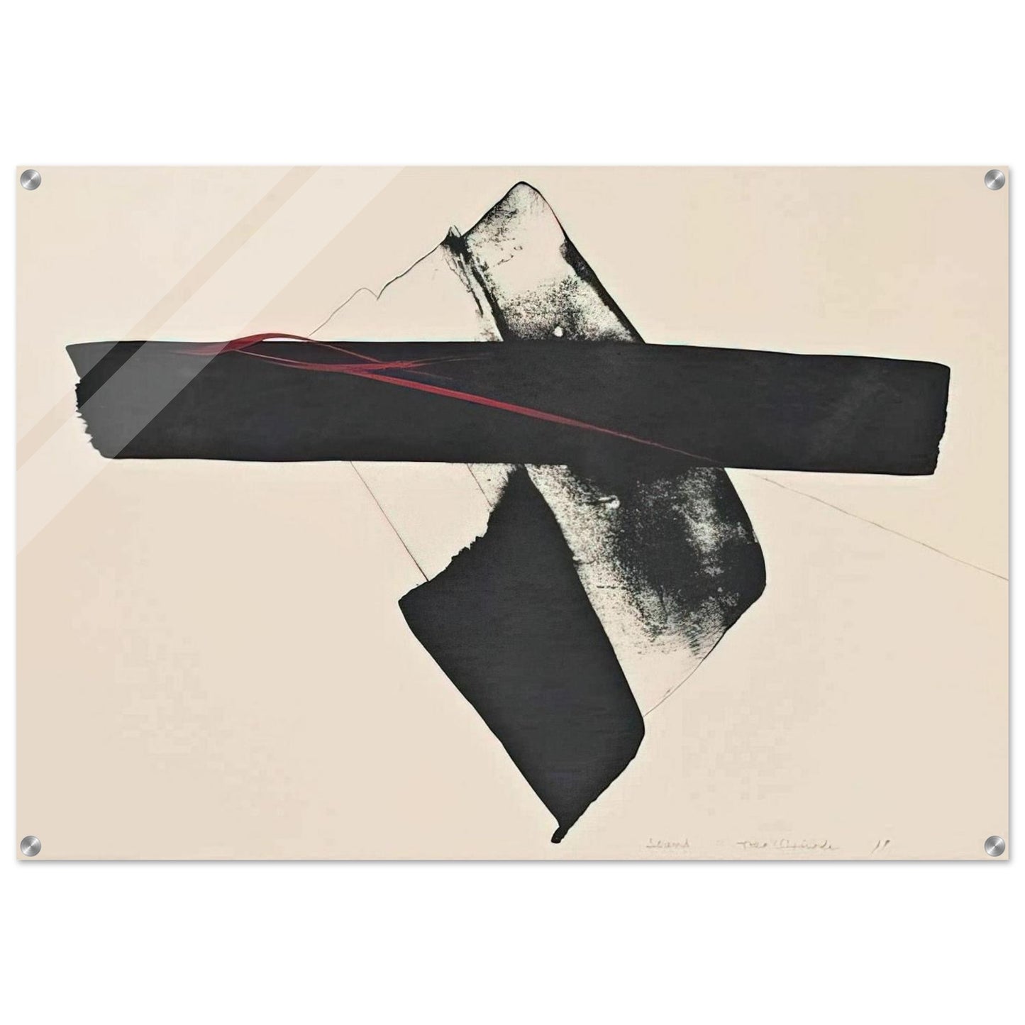 Sound - Abstract Expressionism - Toko Shinoda Acrylic Print - 70x100 cm / 28x40″ inches