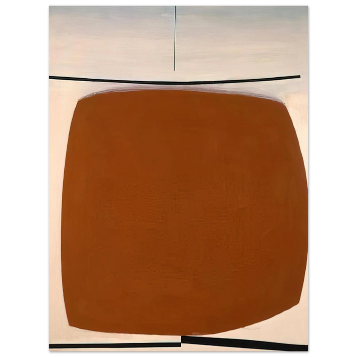 Victor Pasmore - Yellow Abstract - 1961  75x100 cm / 30x40inches Fine Art Poster