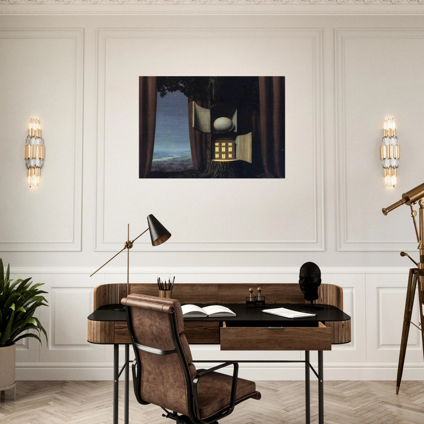 THE VOICE OF BLOOD 1948 1 - Rene Magritte Brushed Aluminum Print - 70x100 cm / 28x40 inches | Rene Magritte Aluminum Print | Rene Magritte Prints
