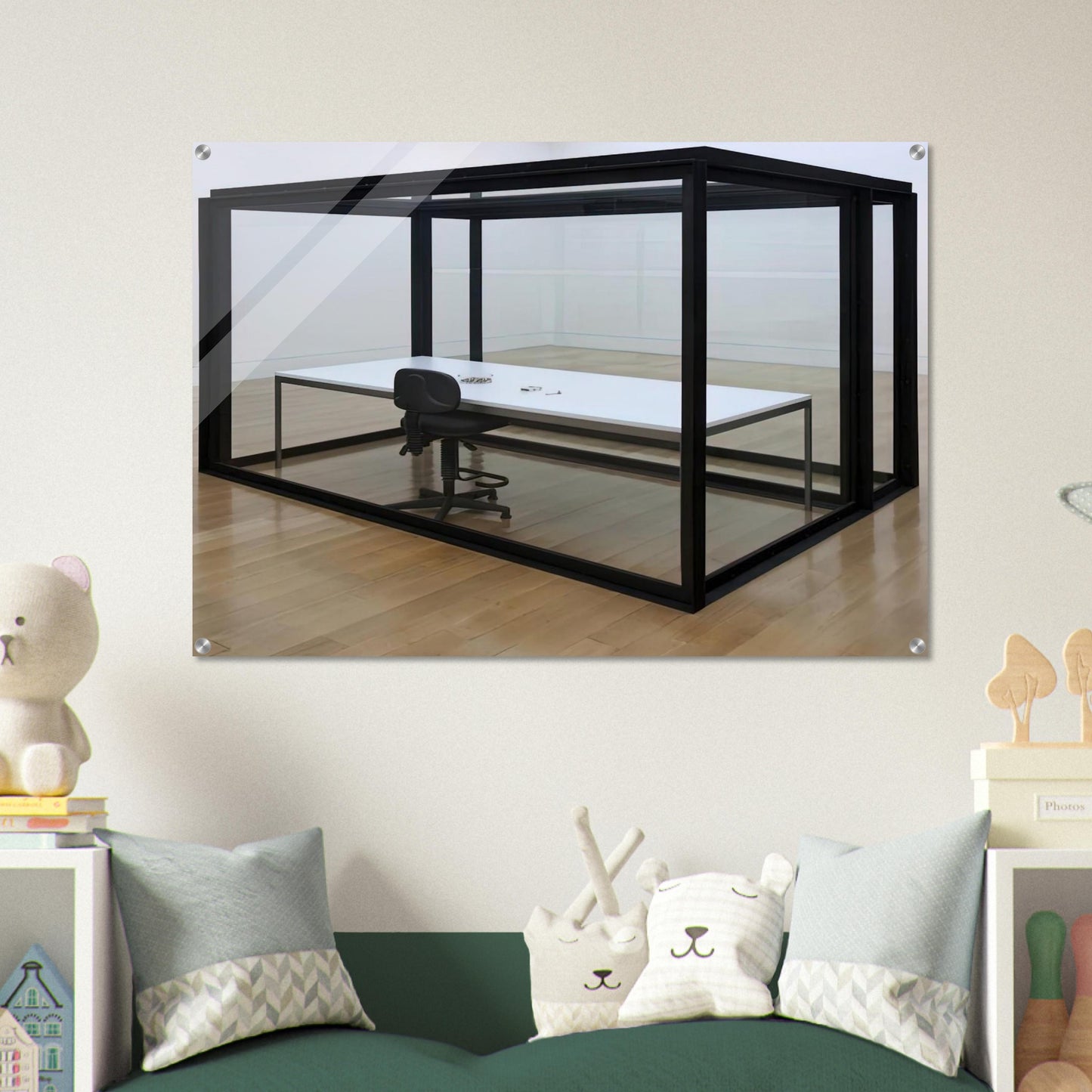 THE ACQUIRED INABILITY TO ESCAPE 1991 - Damien Hirst Acrylic Print - 70x100 cm / 28x40″ inches