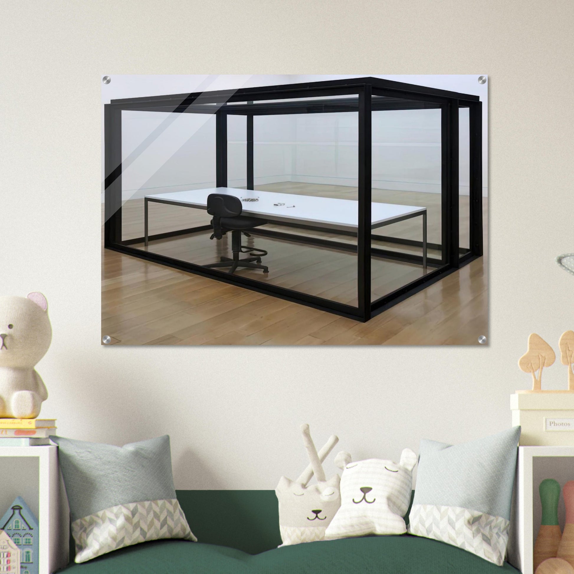 THE ACQUIRED INABILITY TO ESCAPE 1991 - Damien Hirst Acrylic Print - 70x100 cm / 28x40″ inches