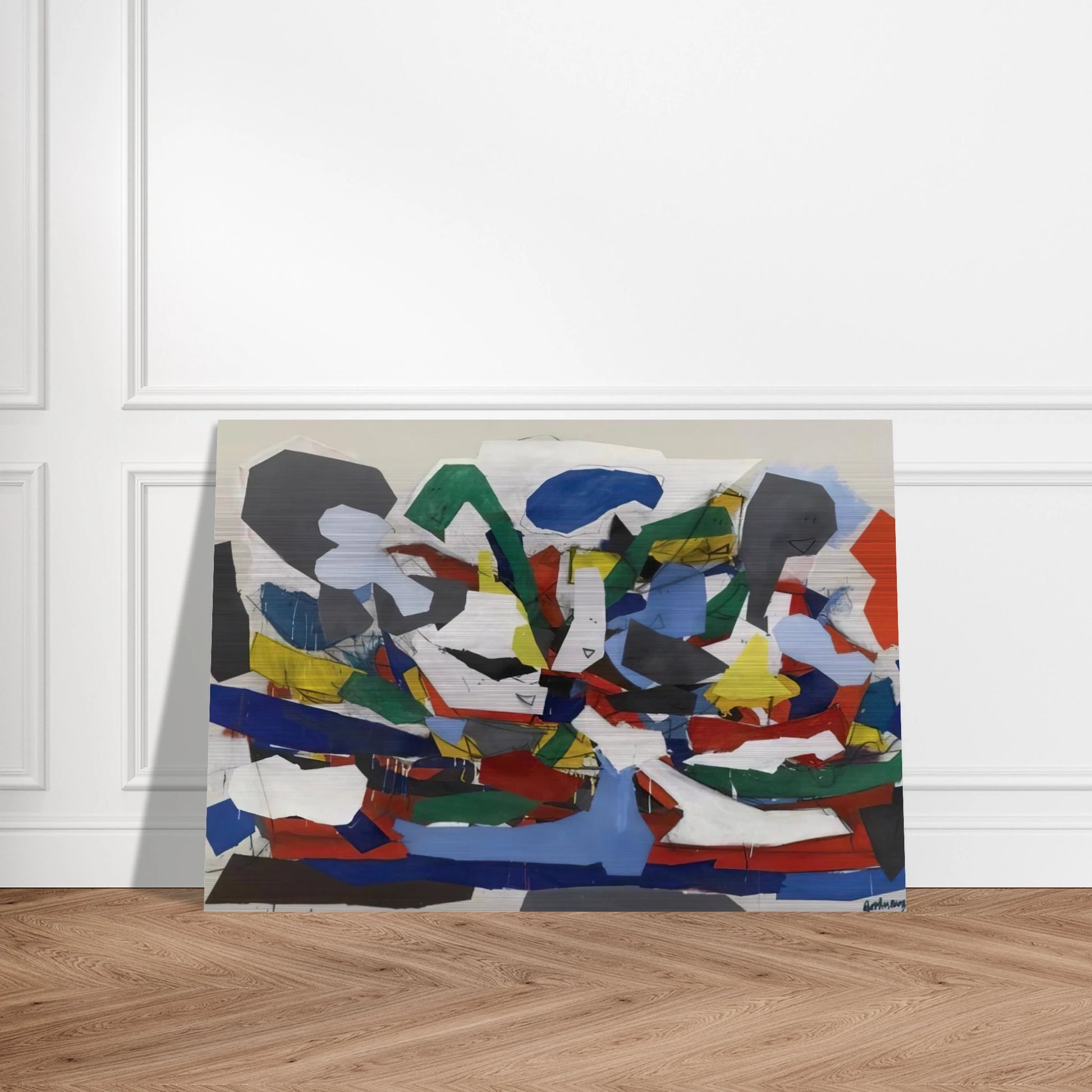 Adventure II - 1963 - Robert Goodnough Brushed Aluminum Print - 70x100 cm / 28x40 inches | Robert Goodnough Aluminum Print | Robert Goodnough Prints