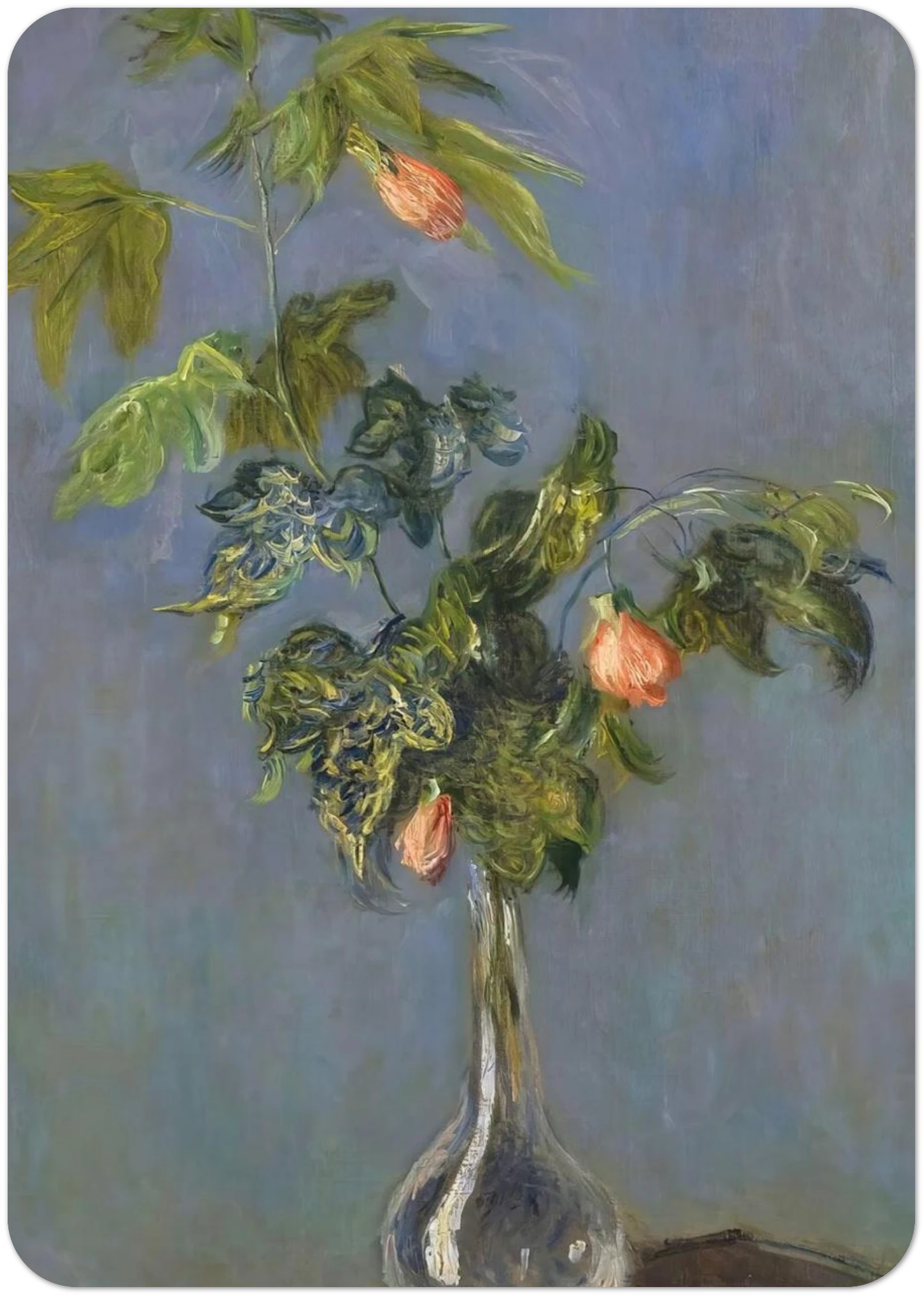 Flowers in a Vase By claude monet Pack of 10 Post Cards | claude monet Post Cards | A6 (10.5 x 14.8 cm) - 4.1 x 5.8 inches