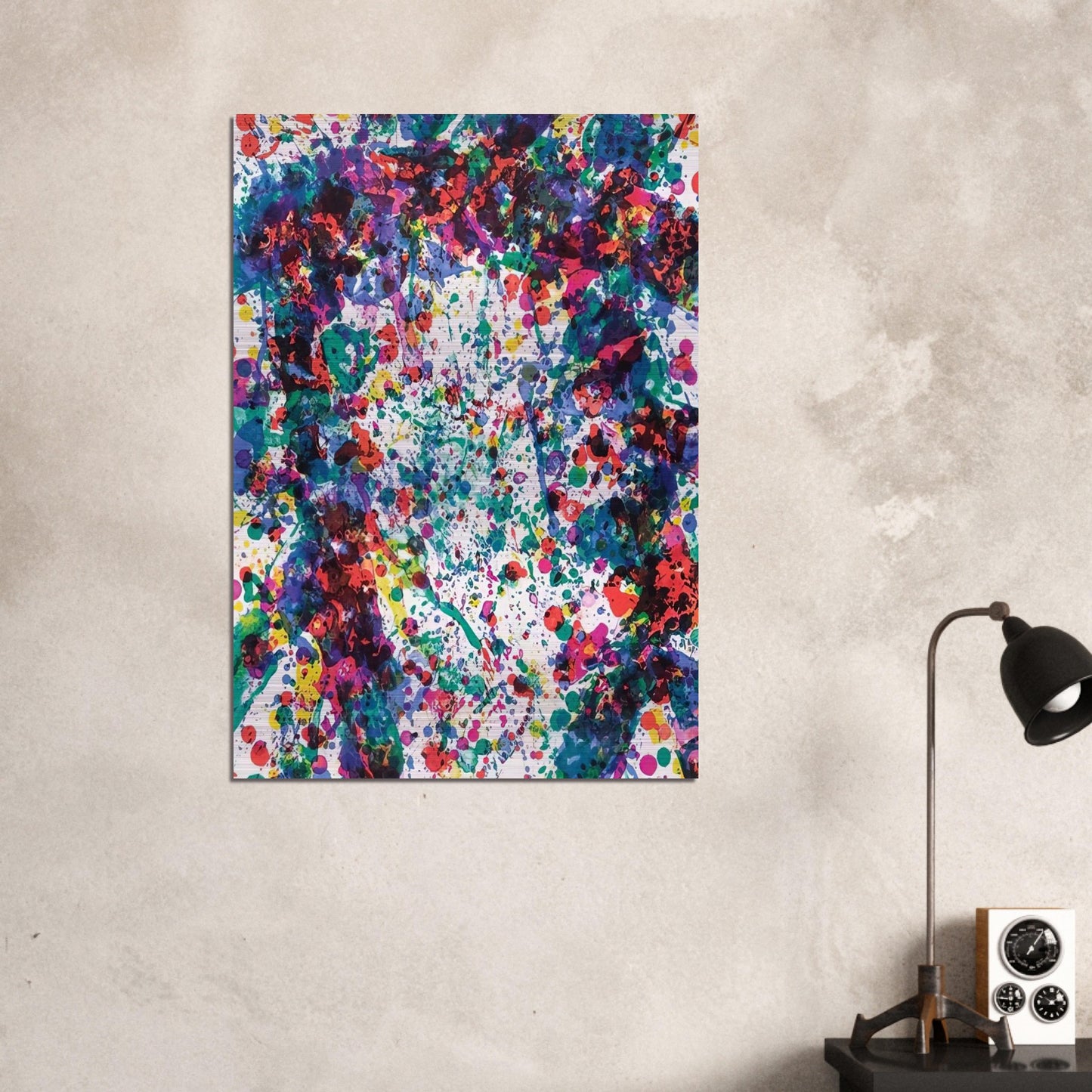 Dewy Unicorn - Sam Francis Brushed Aluminum Print - 70x100 cm / 28x40 inches | Sam Francis Aluminum Print | Sam Francis Prints