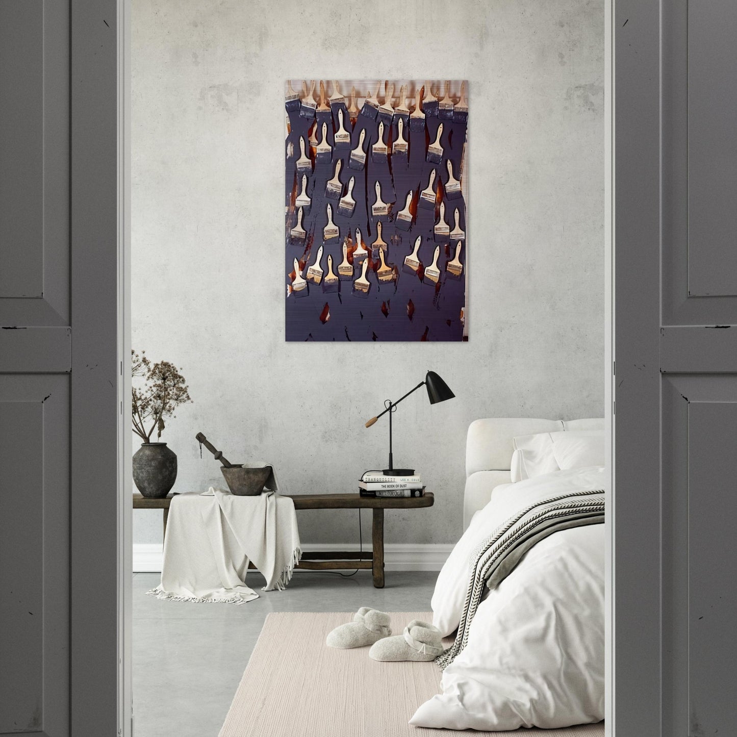 Untitled - 2000 - Arman Brushed Aluminum Print - 70x100 cm / 28x40 inches | Arman Aluminum Print | Arman Prints