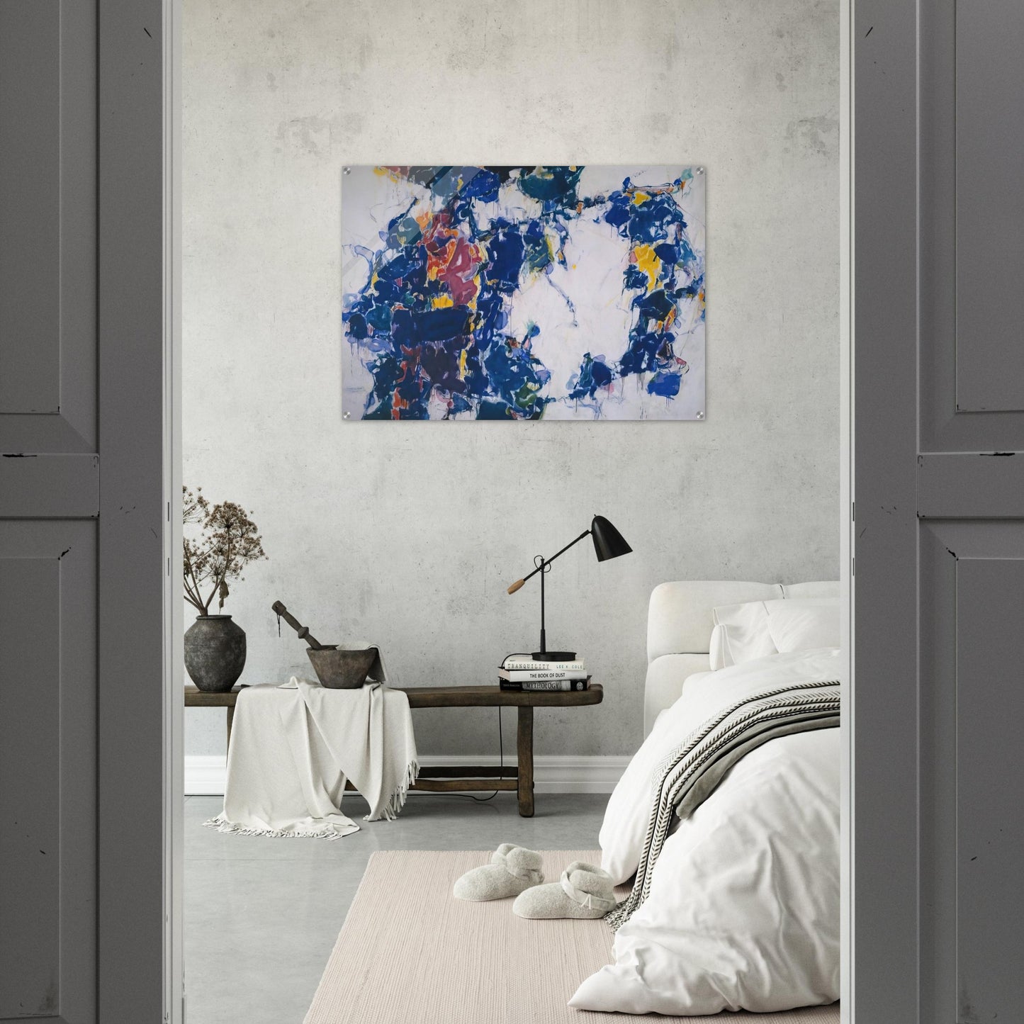 Around the Blues - Sam Francis Acrylic Print - 70x100 cm / 28x40″ inches