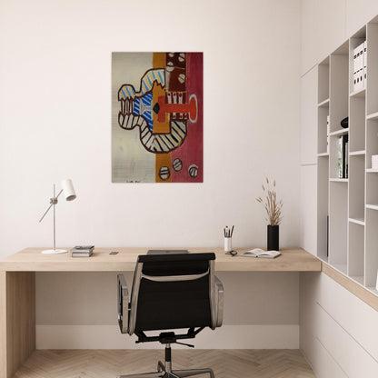THE VALVE 1954 - Roy Lichtenstein Brushed Aluminum Print - 70x100 cm / 28x40 inches | Roy Lichtenstein Aluminum Print | Roy Lichtenstein Prints