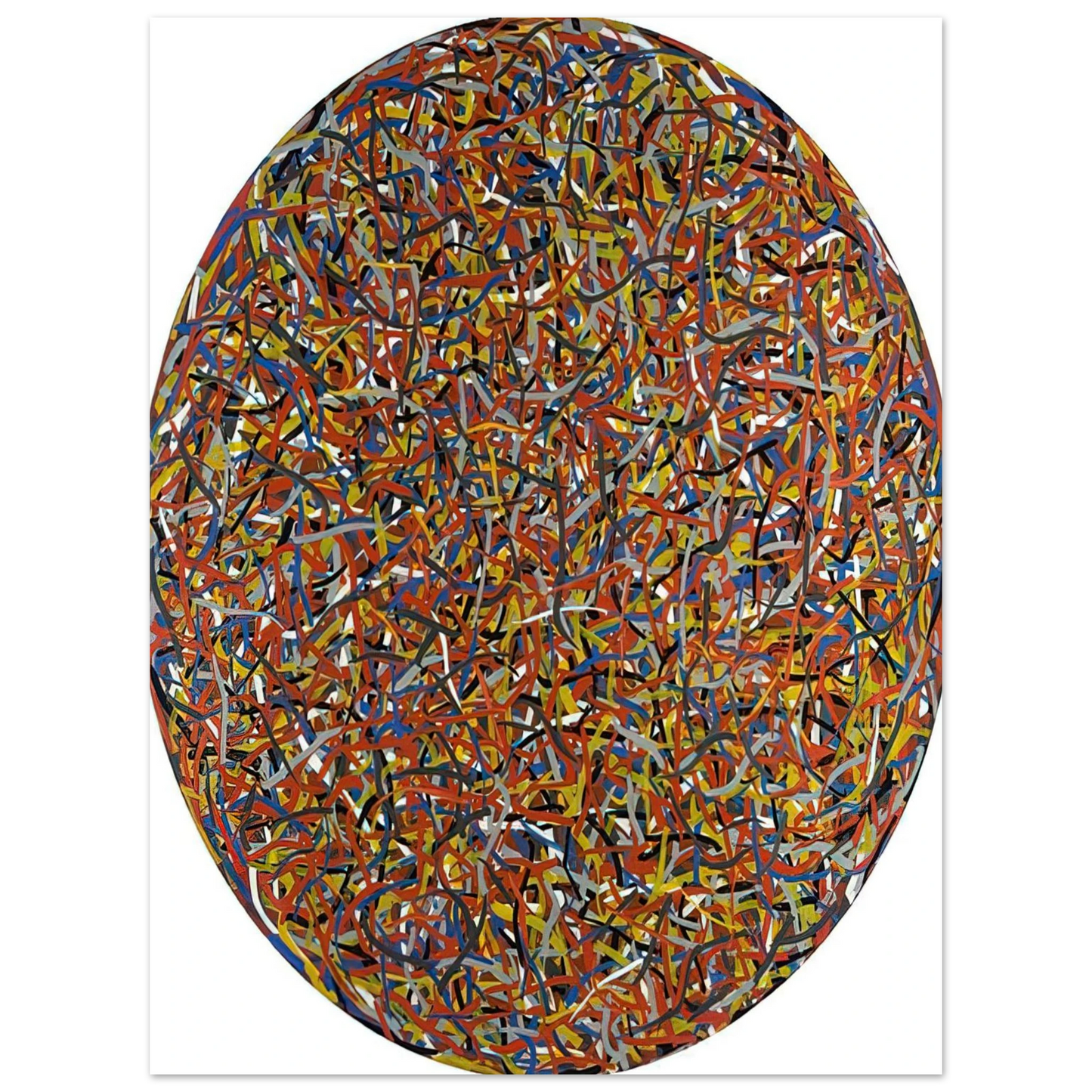 Sol LeWitt - Lines in All Directions  75x100 cm / 30x40inches Fine Art Poster
